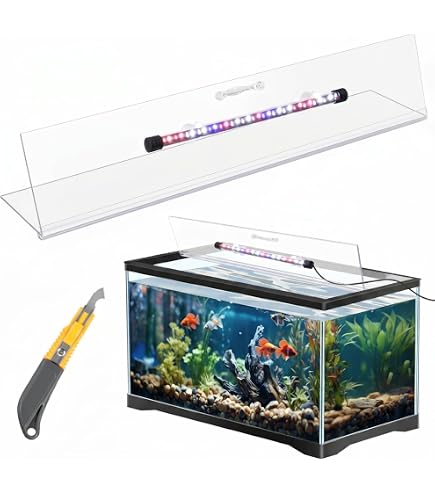 Amazon.com : Sieral Aquarium Polycarbonate Canopy Set 19.37 x 9.37